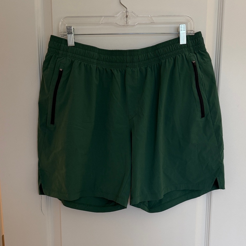 All in Motion Dark Green Men's Athletic Shorts